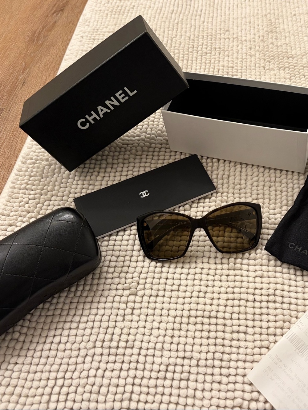 CHANEL brown Frame Sunglasses with Brown Gradient Lenses